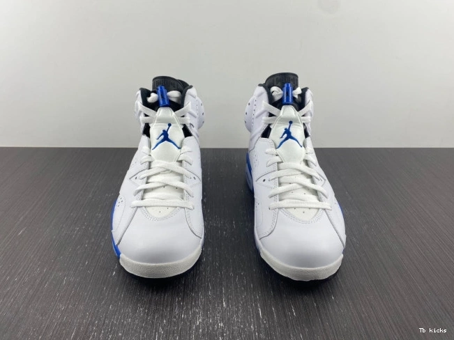 Cheap TBK Retro 6 Sport Air Jordan (2014) Blue 384664-107 0711